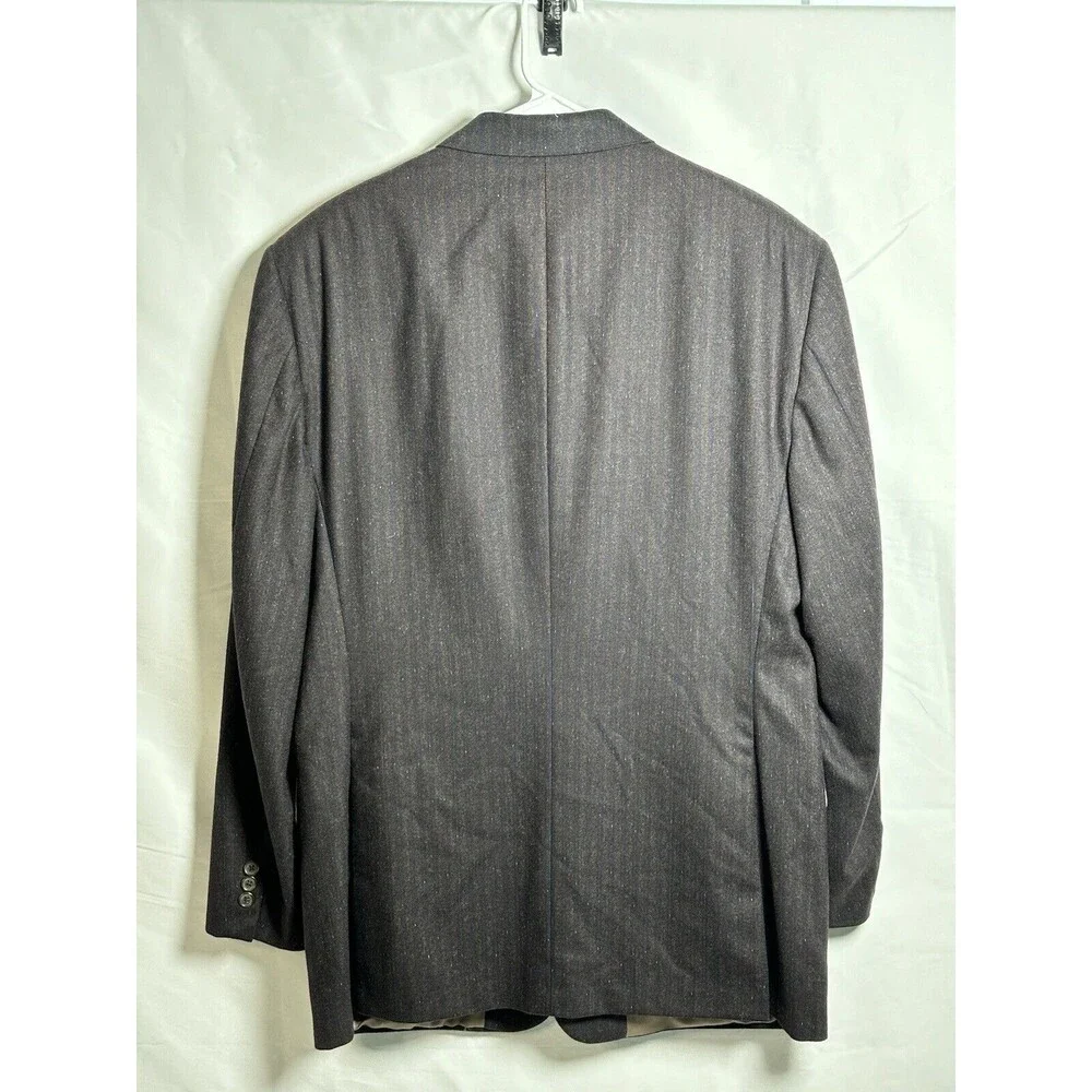 Tallia Men’s 100% Worsted/Laine Wool SZ 42 Waist 38 Pinstriped 3 Buttons Office